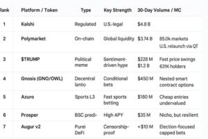 Crypto Prediction Markets Are Going Parabolic in 2025: Top Platforms, Tokens & Events You Can Bet On Right Now