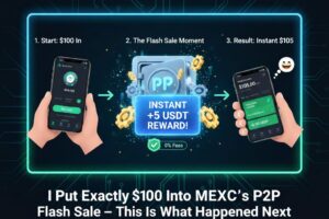 I Put Exactly $100 Into MEXC’s P2P Flash Sale — This Is What Happened Next