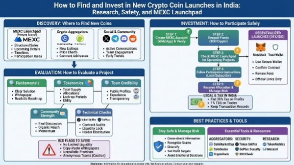 How to Find and Invest in New Crypto Coin Launches in India