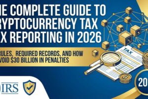 The Complete Guide to Cryptocurrency Tax Reporting in 2026: IRS Rules, Required Records, and How to Avoid $30 Billion in Penalties