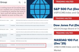 Wall Street storm: Cooling failure at data center paralyzes CME Group