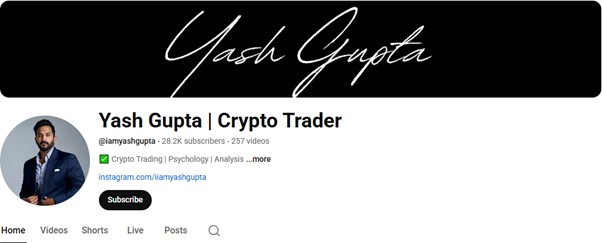 Yash Gupta Crypto Trader’s Channel