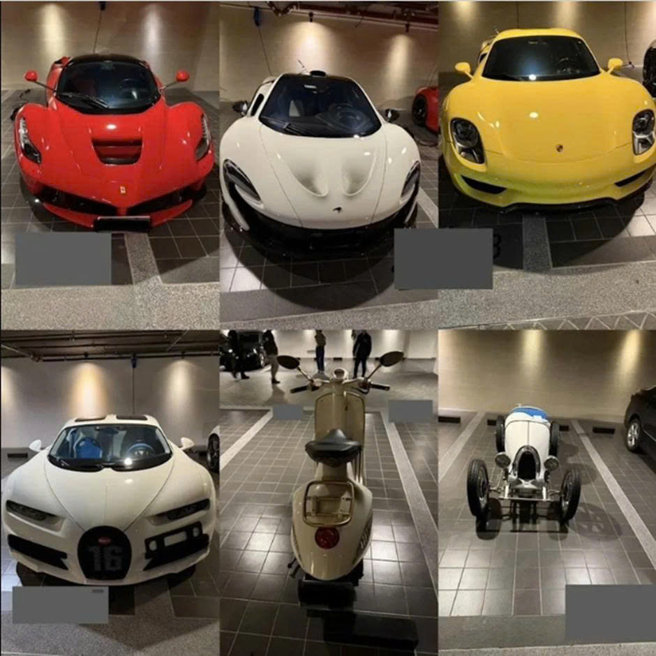 Ngoài tiền số, lực lượng chức năng Đài Loan cũng tịch thu 26 siêu xe liên quan đến đường dây của Trần Chí