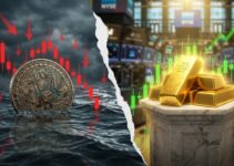 ビットコインが9万ドルを下回る、大口投資家が保有を投げ売り、安全資産を求める投資家は金に逃避