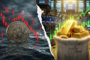 Bitcoin Sinks Below $90K as Large Investors Dump Holdings and Haven Seekers Flee to Gold