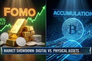 BTC vs Gold: Santiment Reveals 214% Silver Surge & Institutional Accumulation