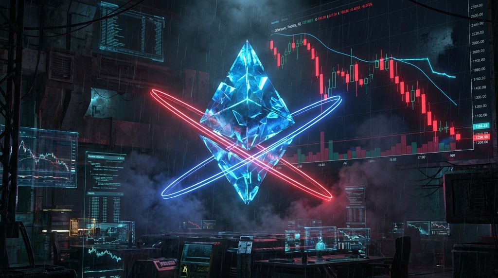 Ether drops below key SMAs