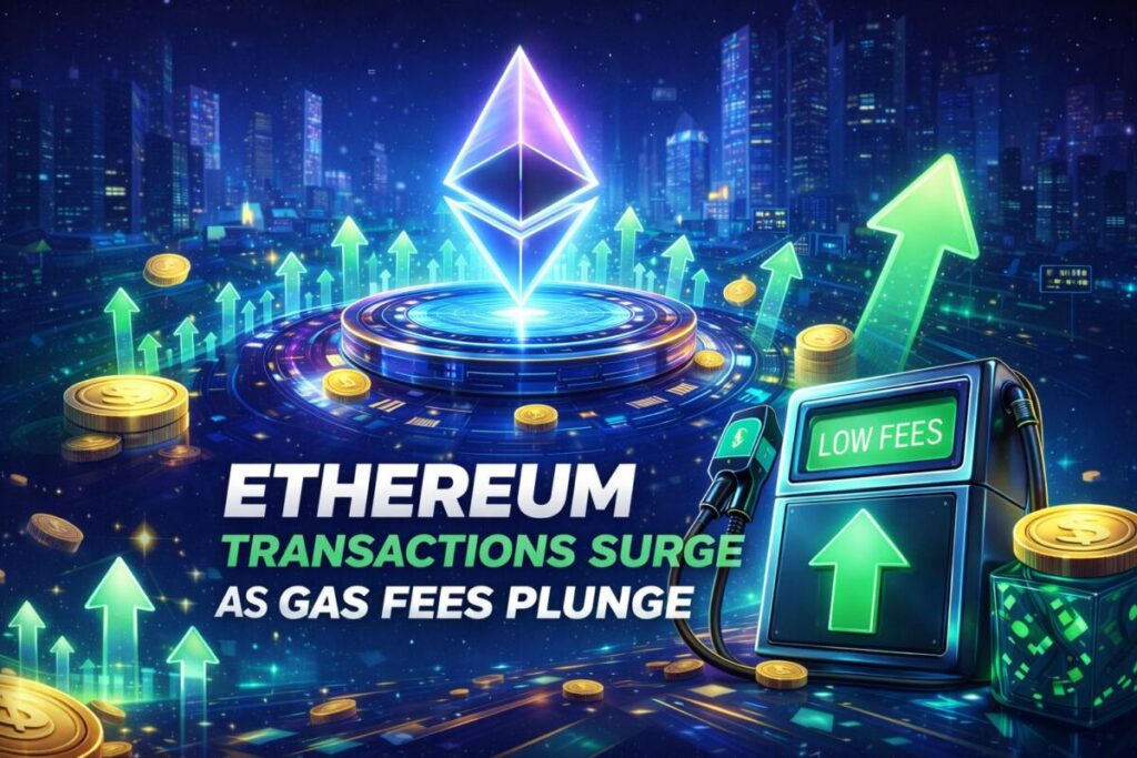 Ethereum Daily Transactions Hit New High as Gas Fees Fall to Record Lows