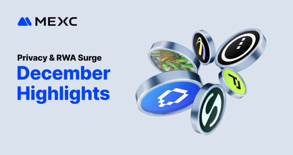 Privacy and RWA Tokens Dominate MEXC December Trading