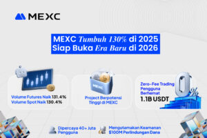 MEXC Tumbuh 130% di 2025, Siap Buka Era Baru Trading 2026