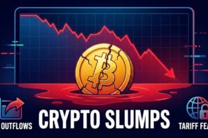 Crypto Slumps as ETF Outflows and Tariff Fears Grow