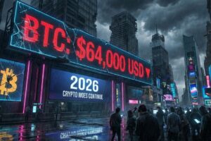 Bitcoin Falls to Nearly $64,000 as 2026 Crypto Woes Continue