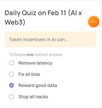 Xenea Wallet Daily Quiz Today’s Answer – February 11, 2026