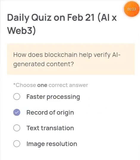 Xenea Wallet Daily Quiz Today’s Answer – February 21, 2026