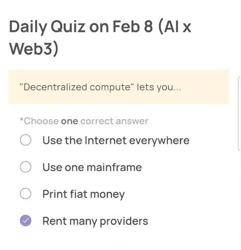 Xenea Wallet Daily Quiz Today’s Answer – February 8, 2026