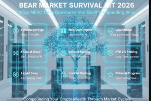 Bear Market Survival Kit 2026: 7 Ways MEXC Earn Turns Downturns Into Quiet Compounding Wins