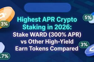 Highest APR Crypto Staking in 2026: Stake WARD (300% APR) vs Other High-Yield Earn Tokens Compared