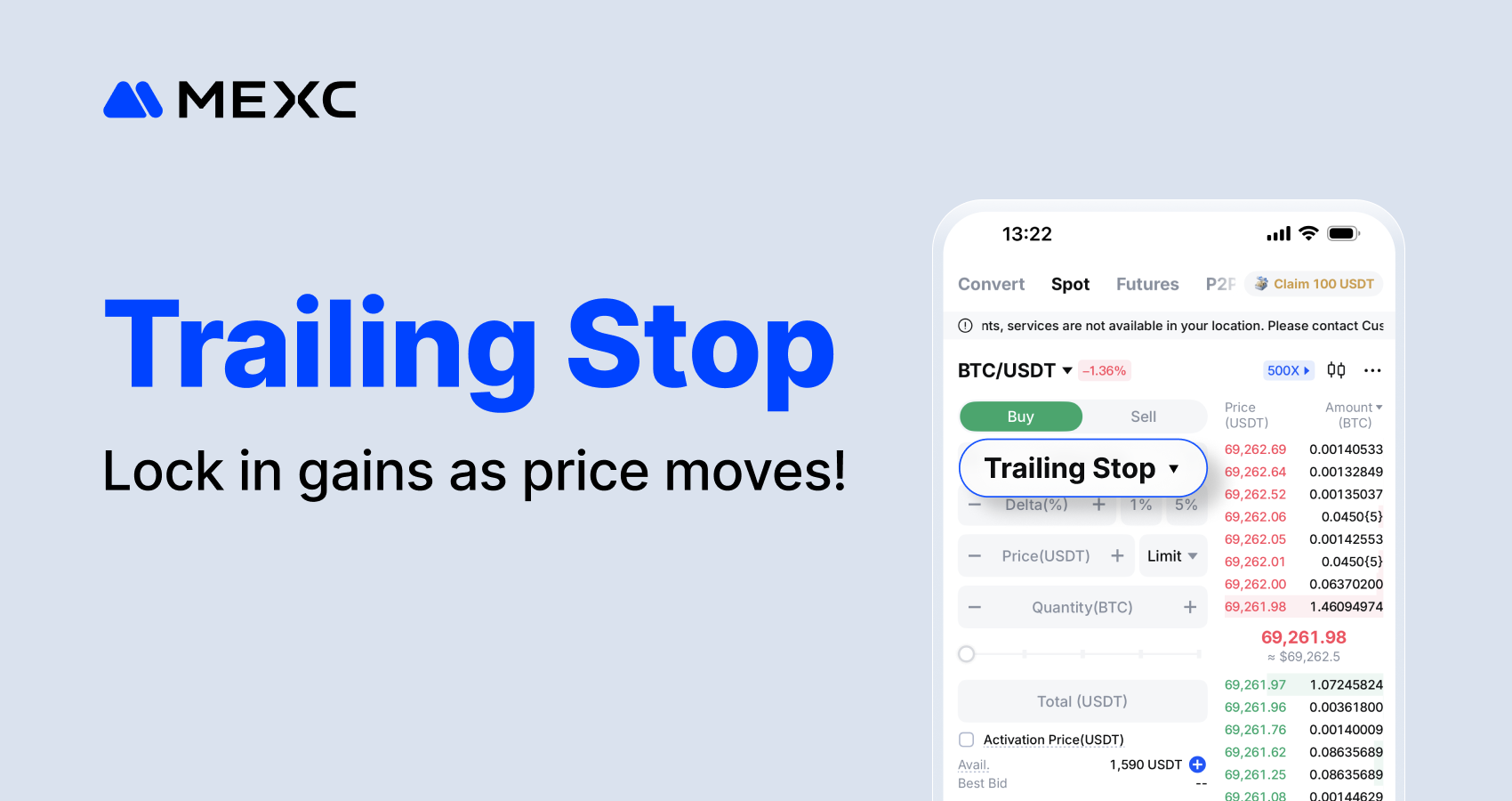 MEXC Launches Spot Trailing Stop Orders