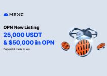 MEXC Lists Opinion (OPN) with $50,000 in OPN and 25,000 USDT Airdrop+ Rewards