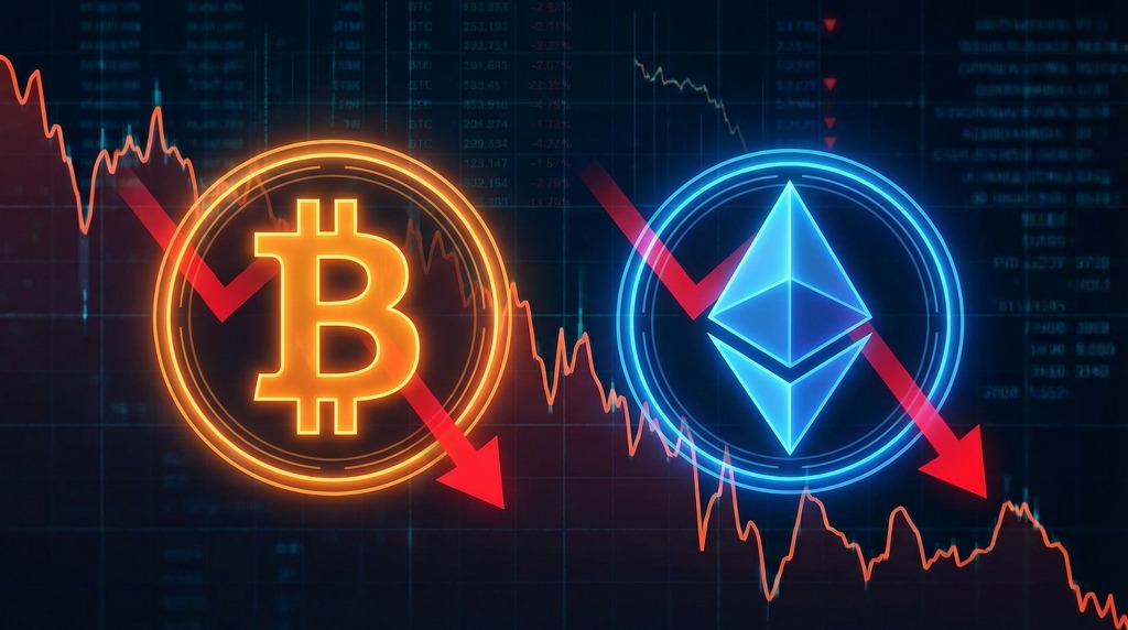 Why Bitcoin & Ethereum Fell Over 5%
